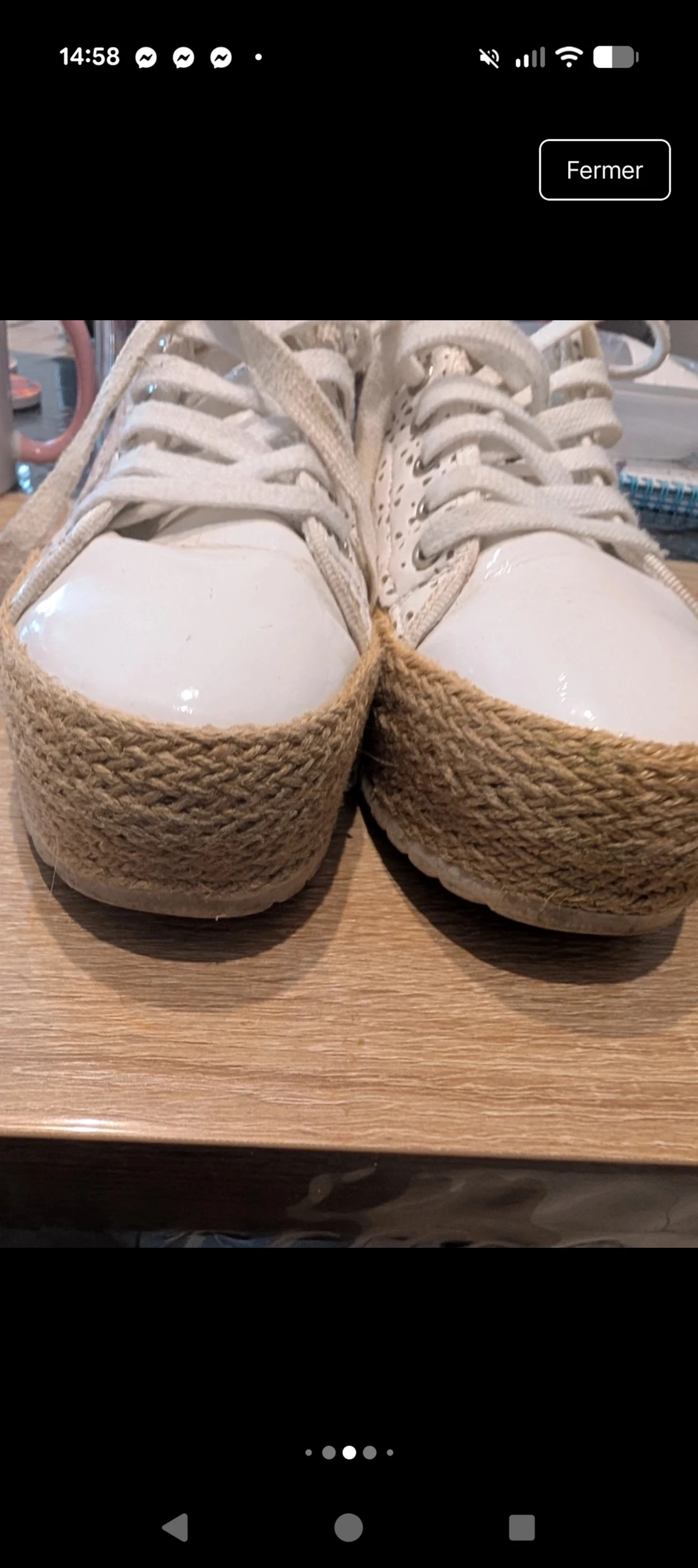 Sublimes baskets compensées de la marque GUESS.taille 37 – photo 4